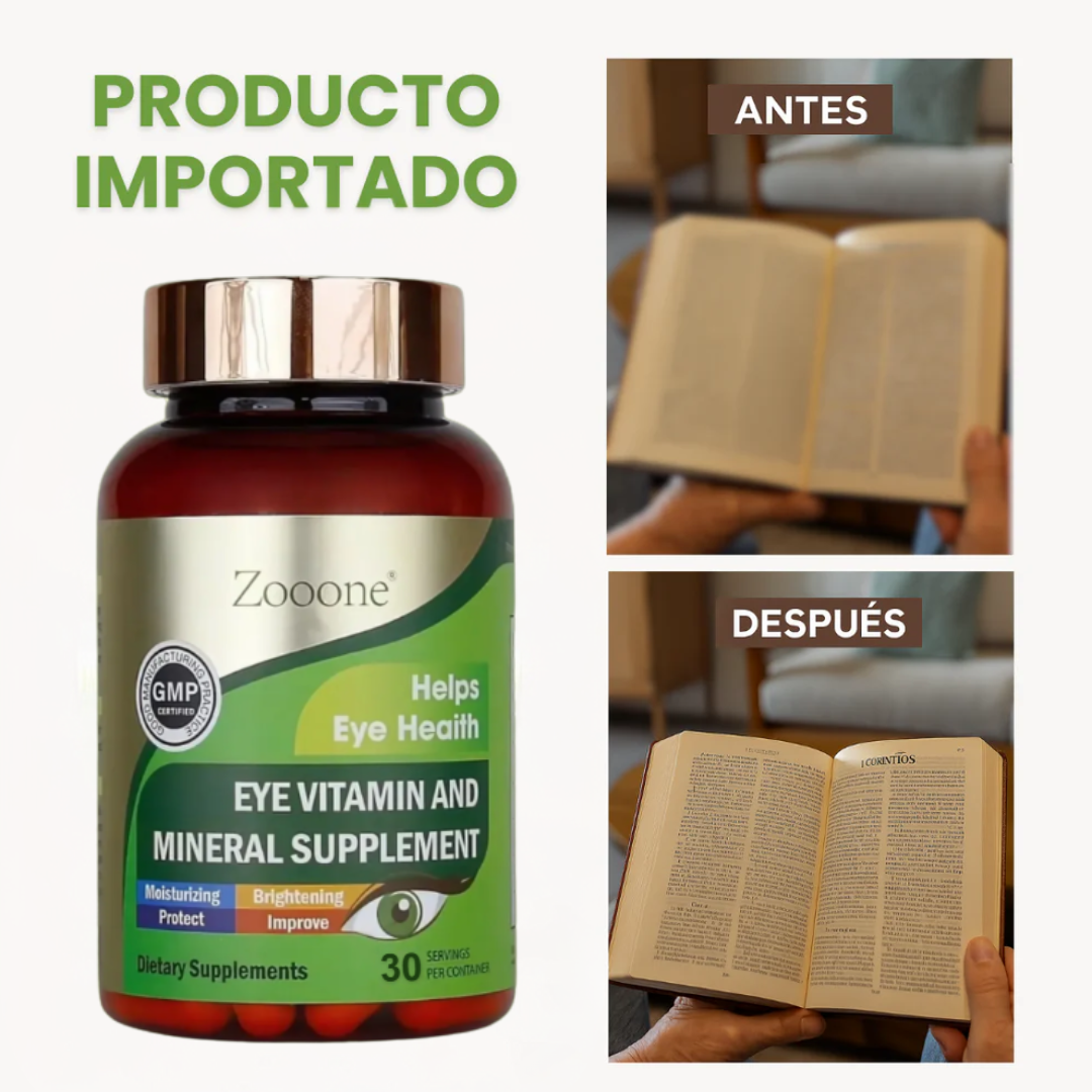 Zooone® Visión Plus – Luteína y Zeaxantina para Ojos Sanos y Claros