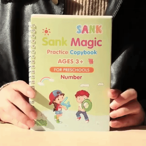 Cuaderno Mágico Reutilizable – Aprende a Escribir Jugando