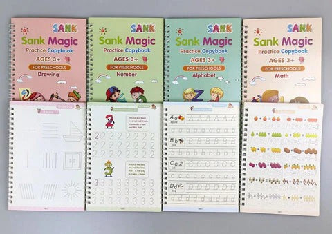 Cuaderno Mágico Reutilizable – Aprende a Escribir Jugando