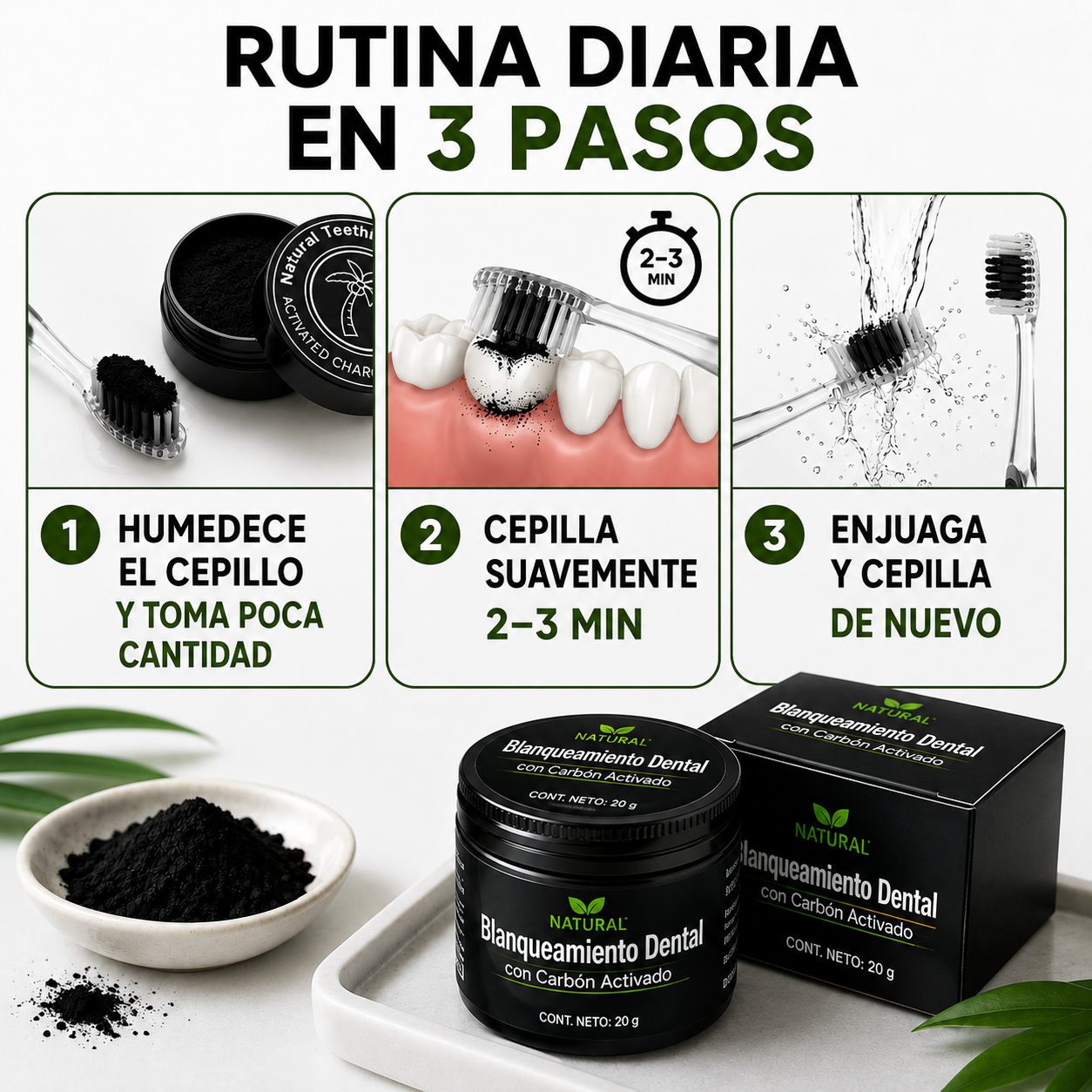 Blanqueamiento Dental con Carbón Activado – Recuperá una sonrisa más brillante