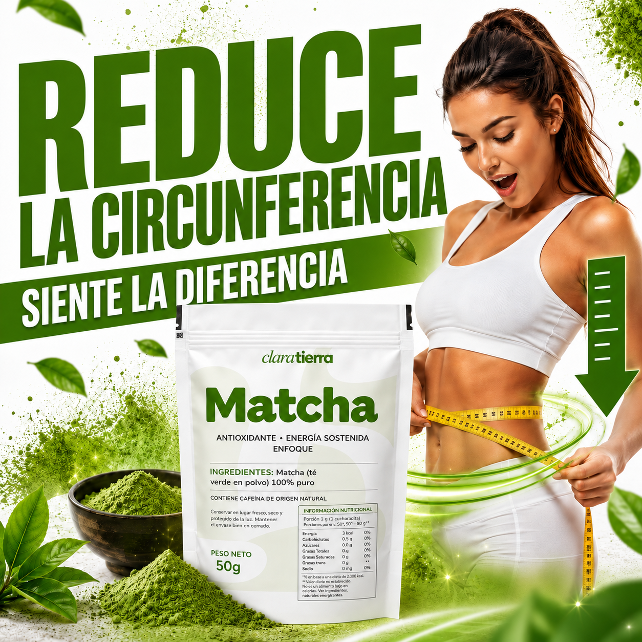 MATCHA ULTRA CONCENTRATO - Enfoque Natural. Energía Todos los Días.