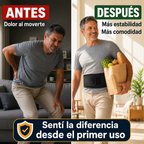 Faja de Soporte Lumbar - Movete con más confianza y comodidad todos los días