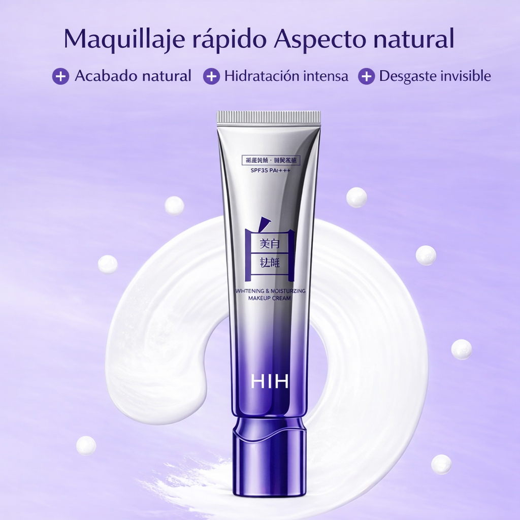 HIH Crema blanqueadora - Brillo instantáneo. Tono uniforme. Piel naturalmente radiante.