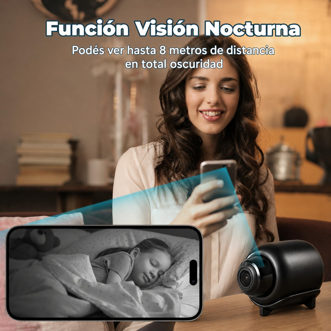 Mini Cámara Espía Full HD Con Visión Nocturna