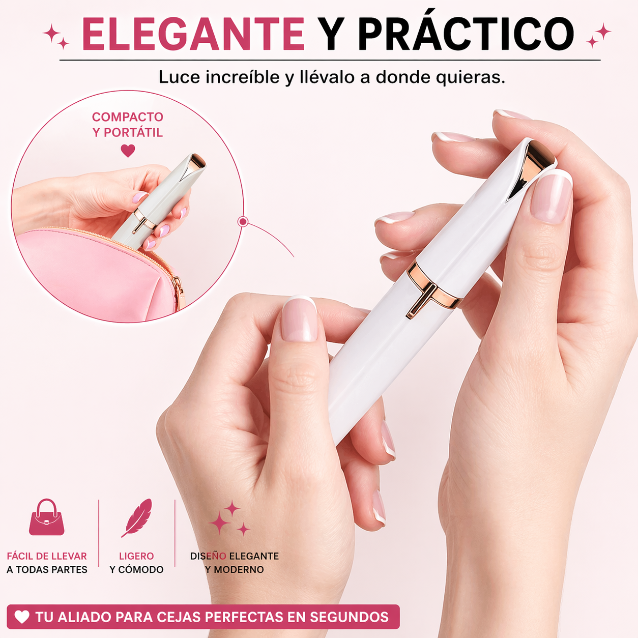 InstaBrow – Logra Cejas Perfectas en Segundos, Sin Dolor ni Irritación