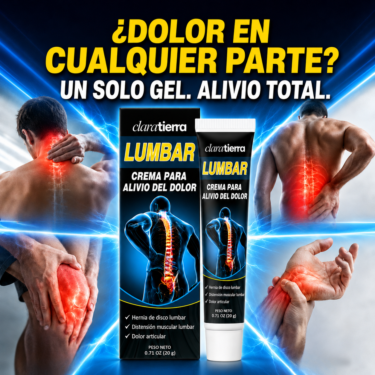 Pomada comprobada para combatir dolores articulares, artritis y artrosis