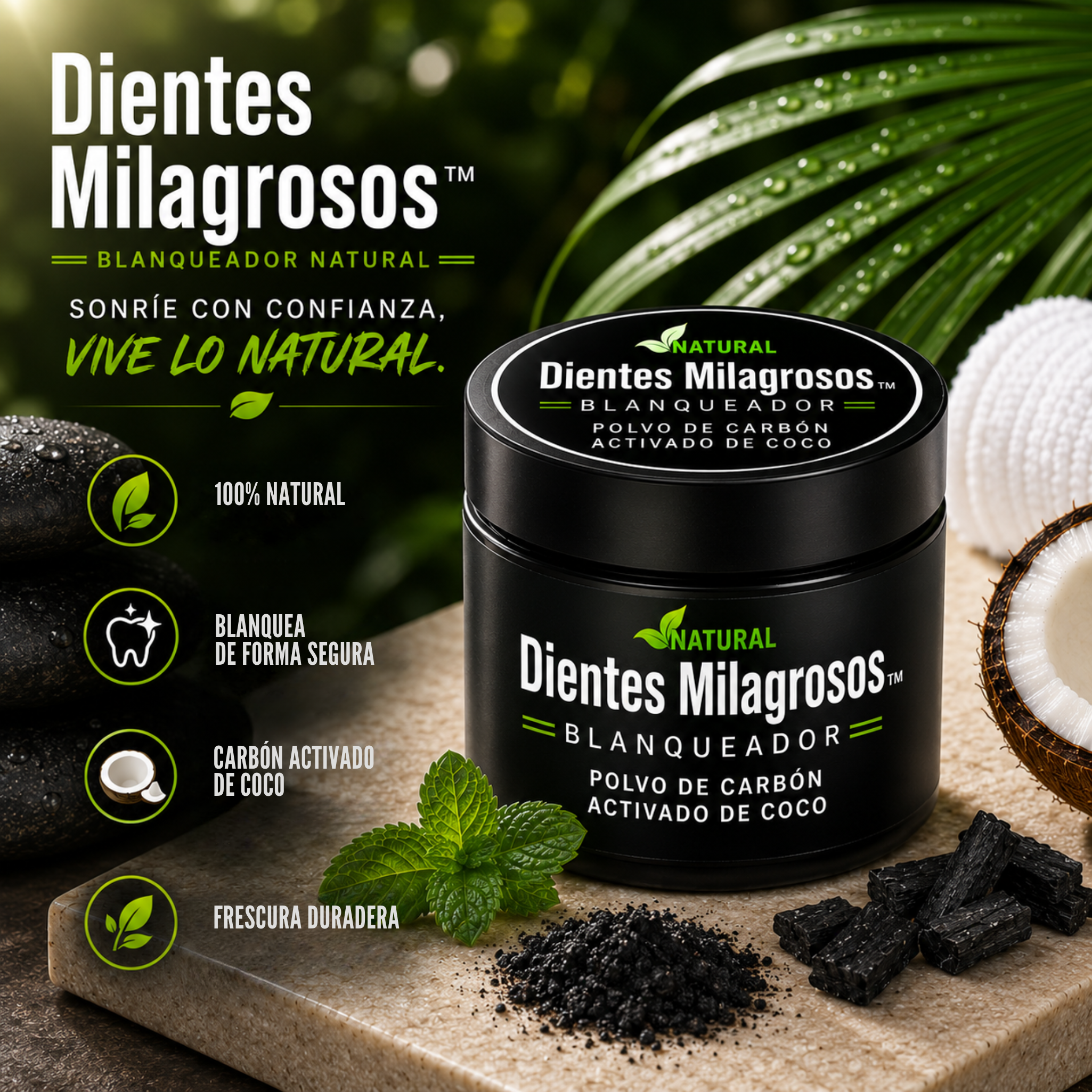 Dientes Milagrosos Blanqueador – Sonrisas más blancas sin químicos agresivos
