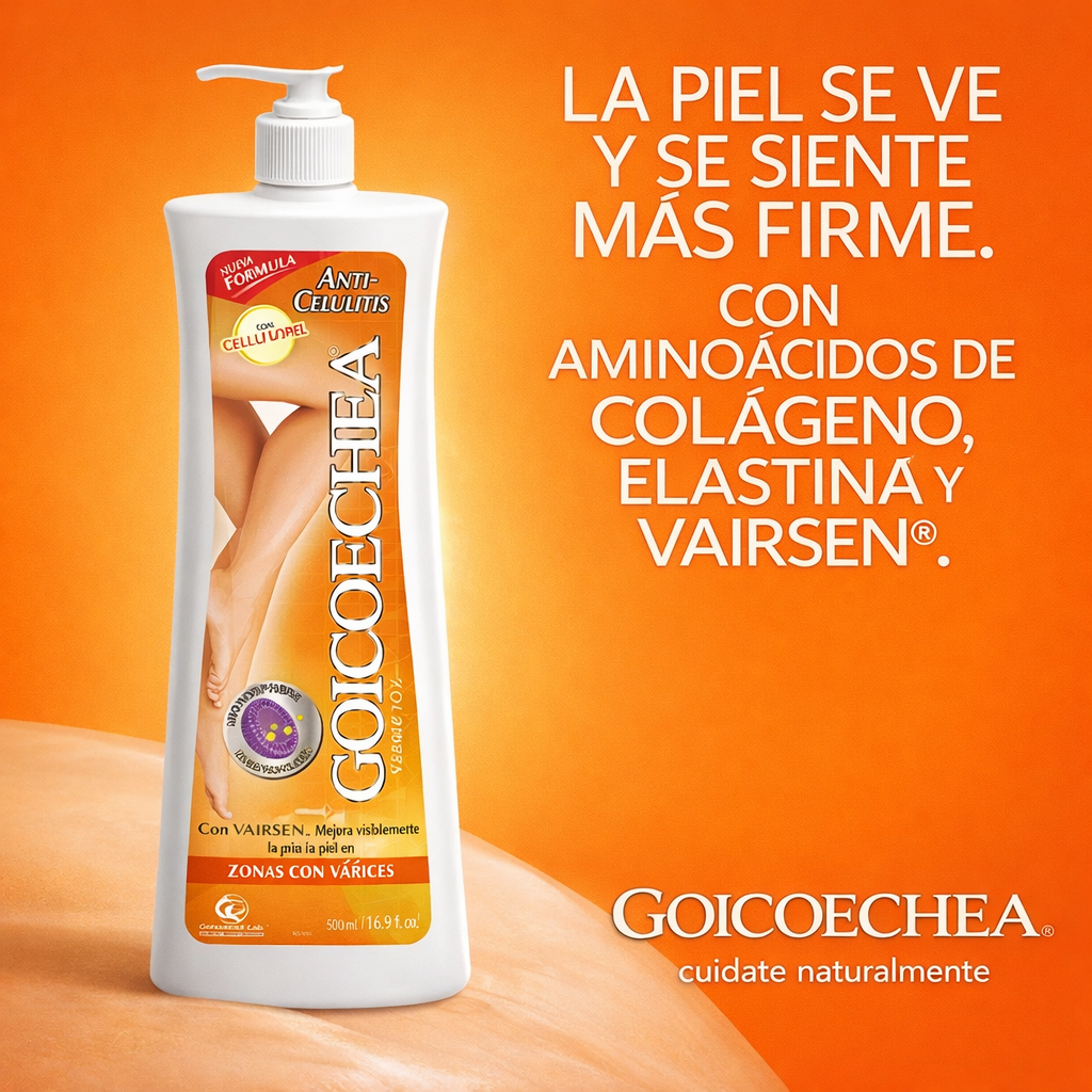 GOICOECHEA Anticelulitis - Piel más lisa y firme que realmente se ve