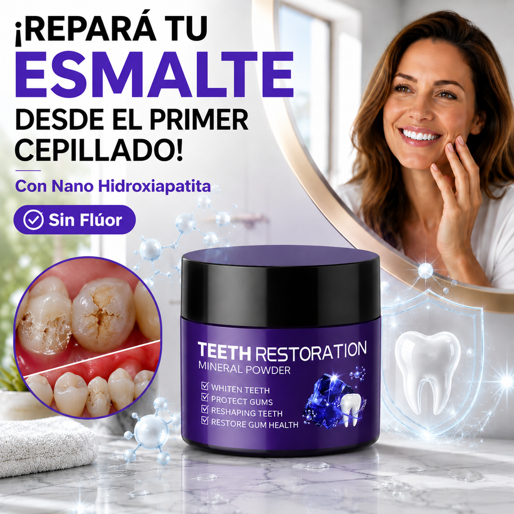 Pasta Dental Remineralizante con Nano Hidroxiapatita - Recuperá unos dientes más fuertes y saludables con cada cepillado