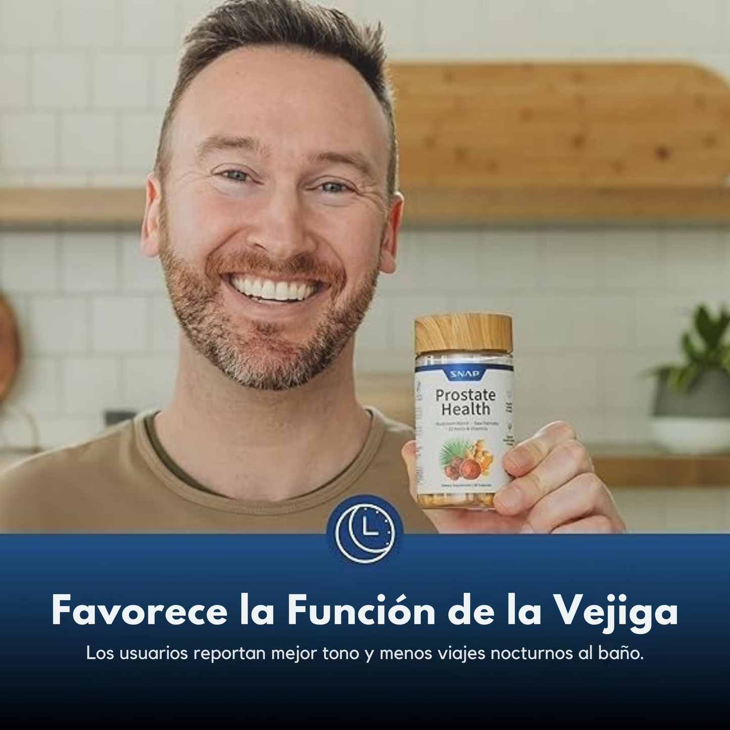 Prostate Health™ – Fórmula Natural para la Salud de la Próstata, Vejiga y Vitalidad Masculina (60 Cápsulas)
