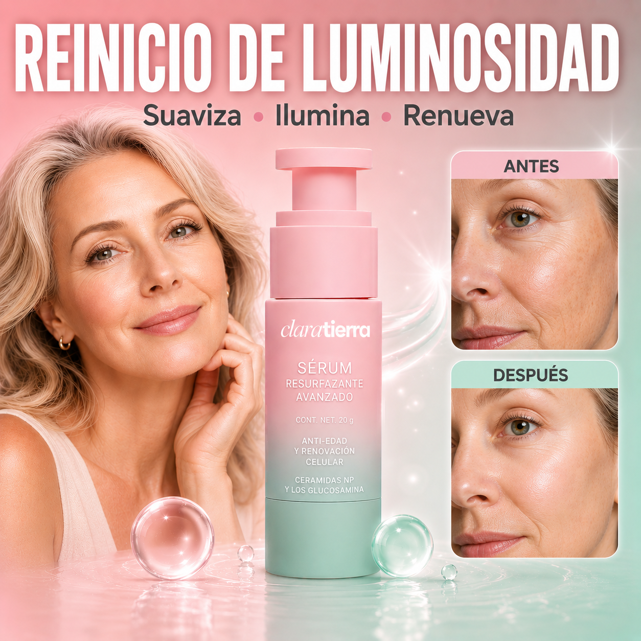 Crema revitalizante - Suavemente renovada. Naturalmente revitalizada.