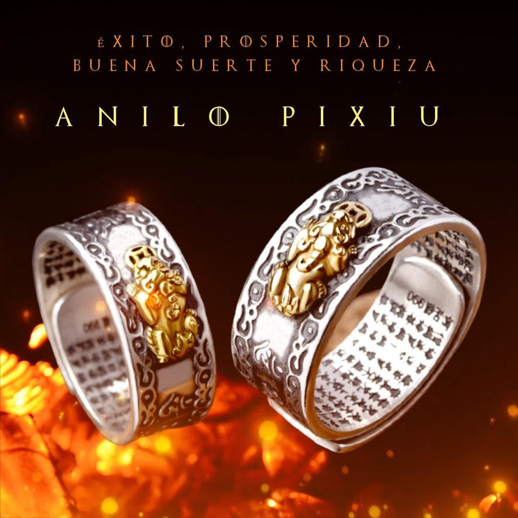 Anillo Energético Pixiu – Atrae Dinero, Suerte y Protección