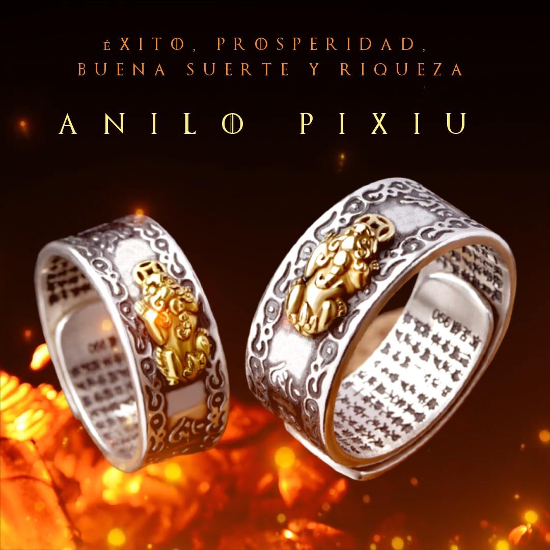 Anillo Energético Pixiu – Atrae Dinero, Suerte y Protección