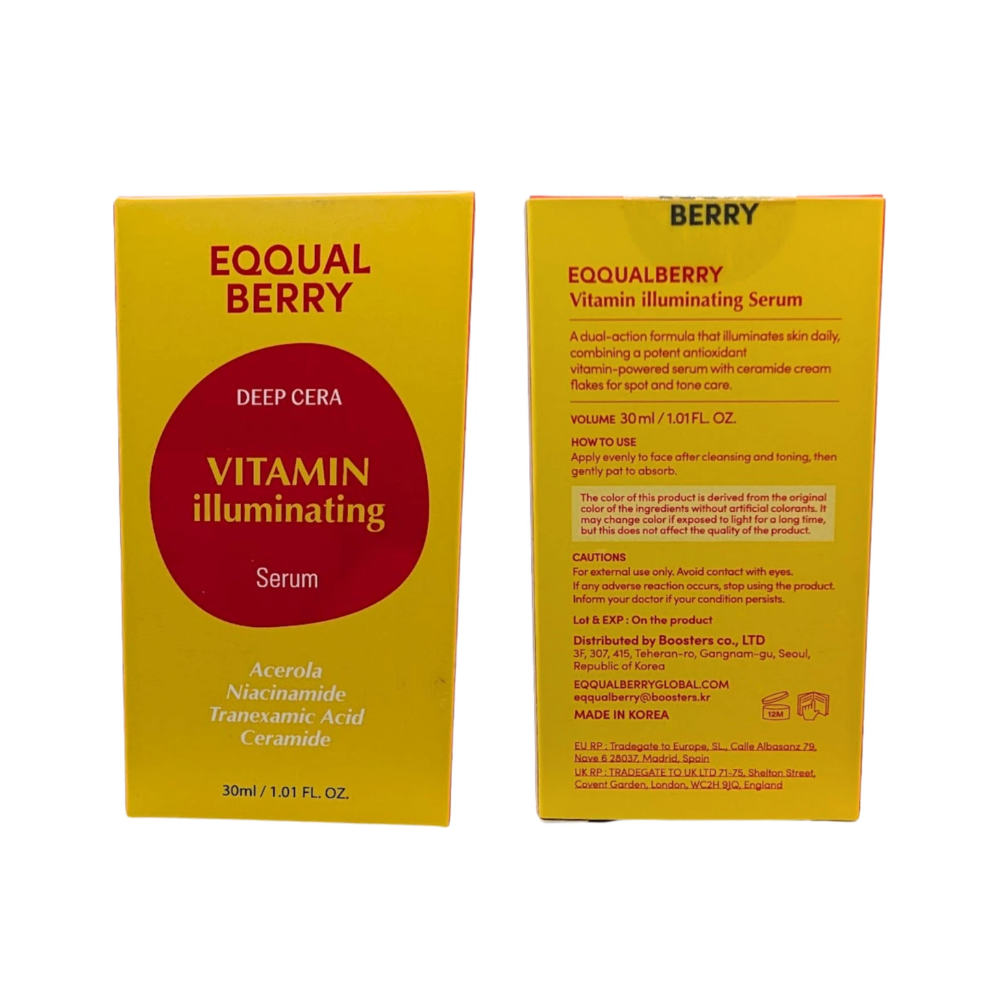 EQQUALBERRY® Sérum Vitamínico Iluminador 30ml