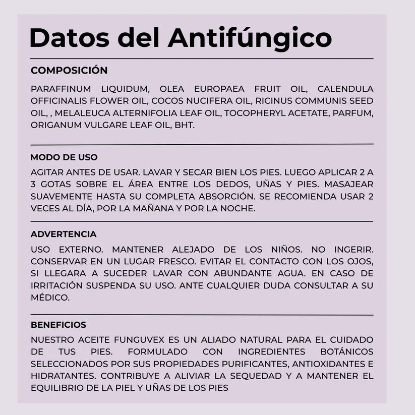 FUNGIVEX: El aceite que elimina el 99.9% de los hongos en tus uñas.