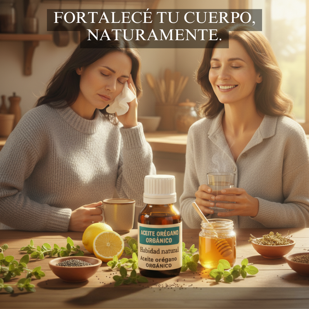 OréganVida – Aceite Orgánico de Orégano con Semillas Negras