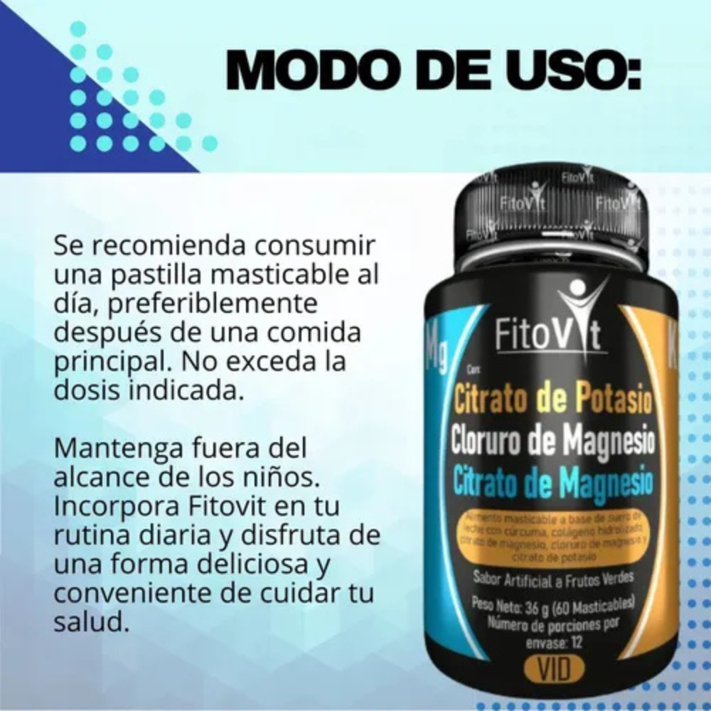 FitoVit Complejo de Magnesio + Potasio