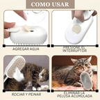Cepillo de vapor: “Mantén el pelaje de tu mascota limpio, suave y sin enredos”