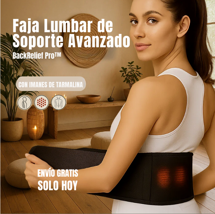 BackRelief Pro – Faja Lumbar de Soporte Avanzado