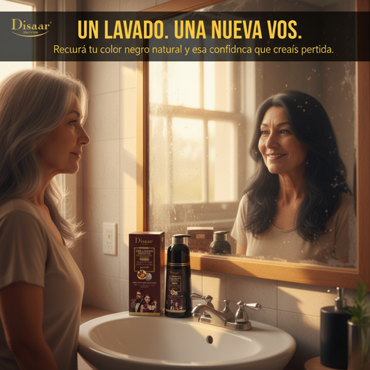 Disaar - Shampoo Color con Colágeno y Aceite de Argán