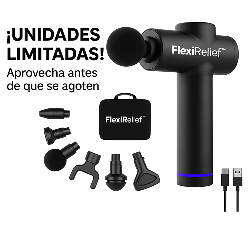 FlexiRelief™ | Derrite la tensión muscular al instante | ¡Liquidación total!