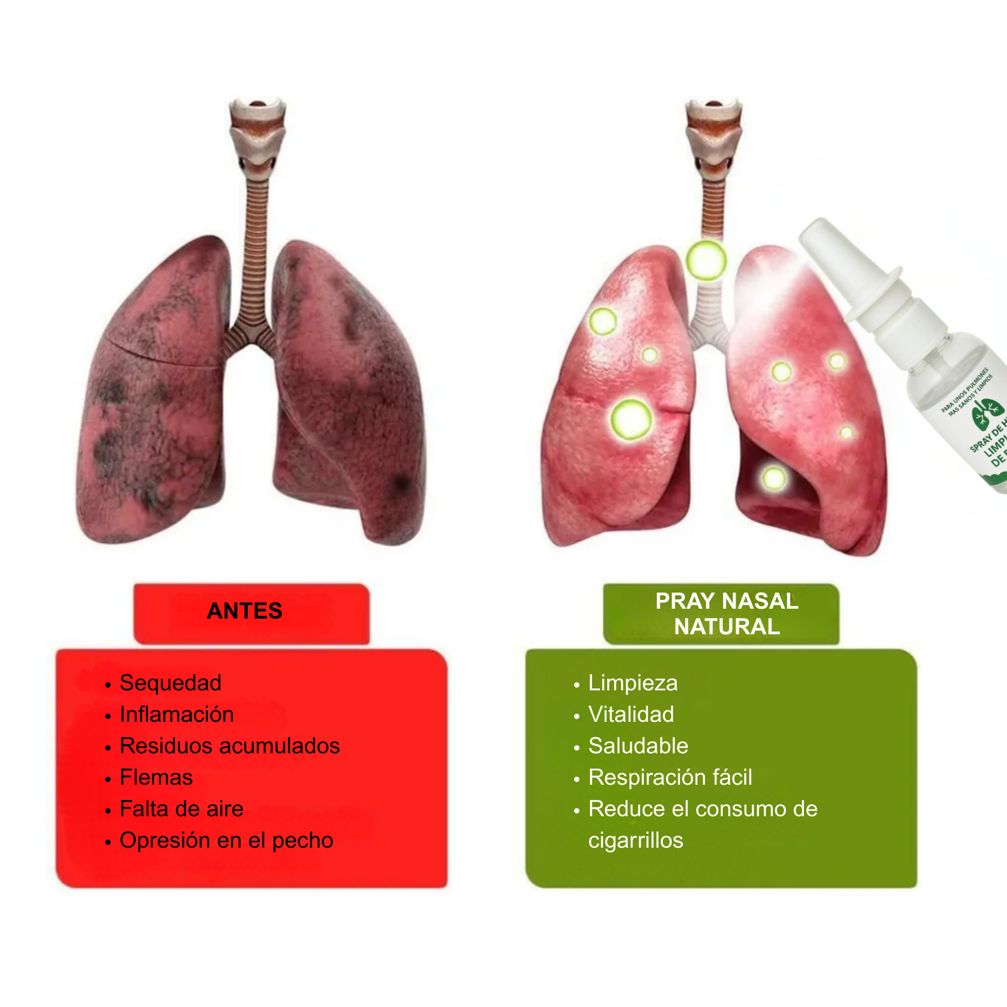 Spray Nasal Limpieza Natural – Limpieza y Alivio Respiratorio Inmediato