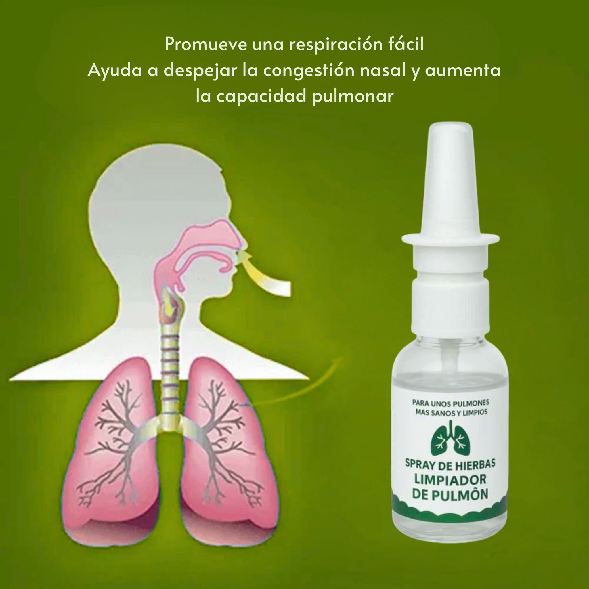 Spray Nasal Limpieza Natural – Limpieza y Alivio Respiratorio Inmediato