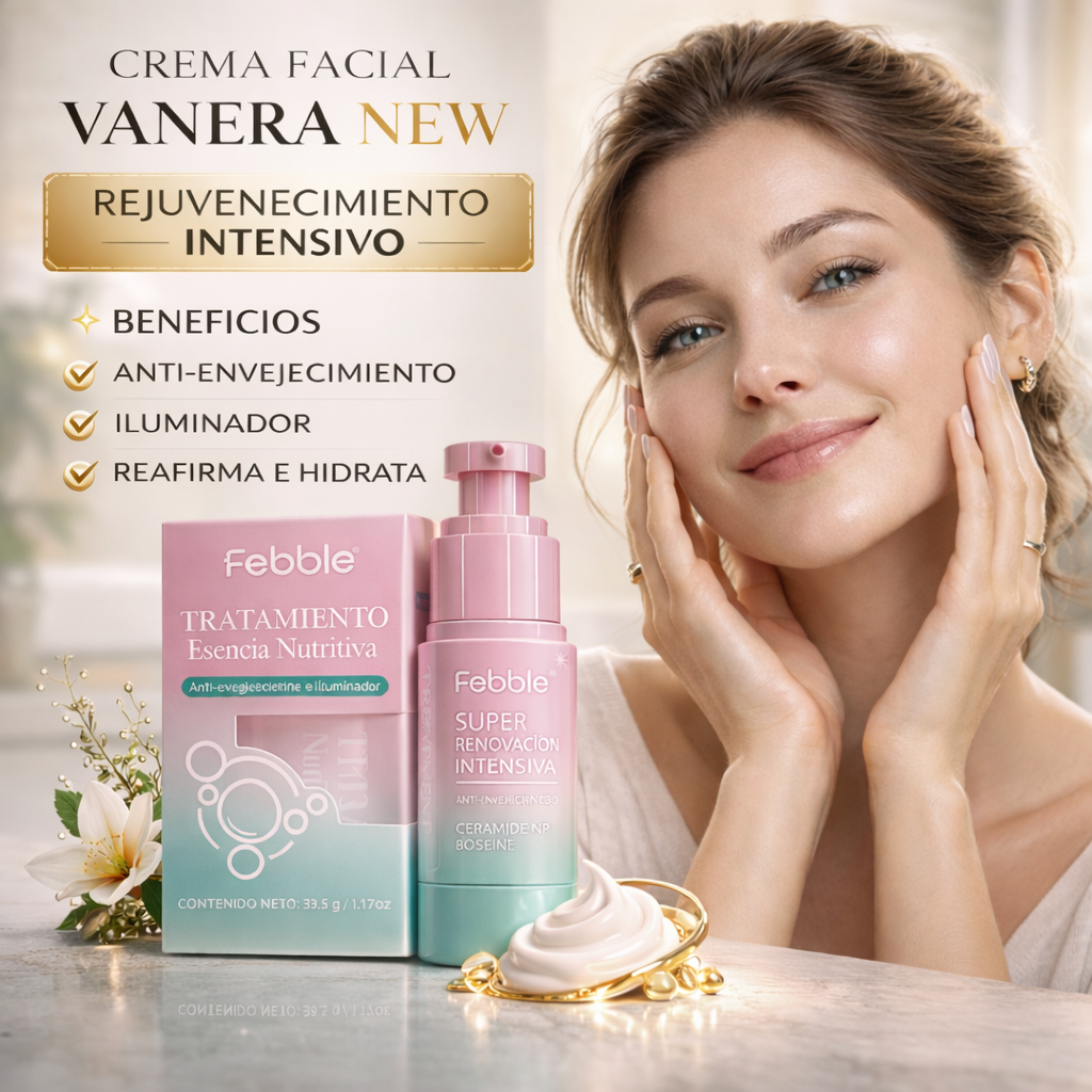 Crema Facial Vanera New – Rejuvenecimiento Profundo y Piel Radiante en Días