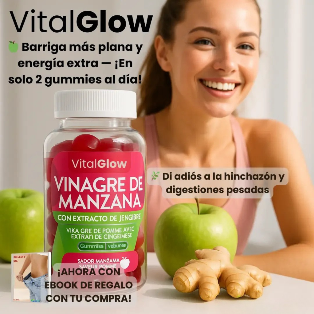 VitaGlow Gummies – Cintura más pequeña, piel más radiante