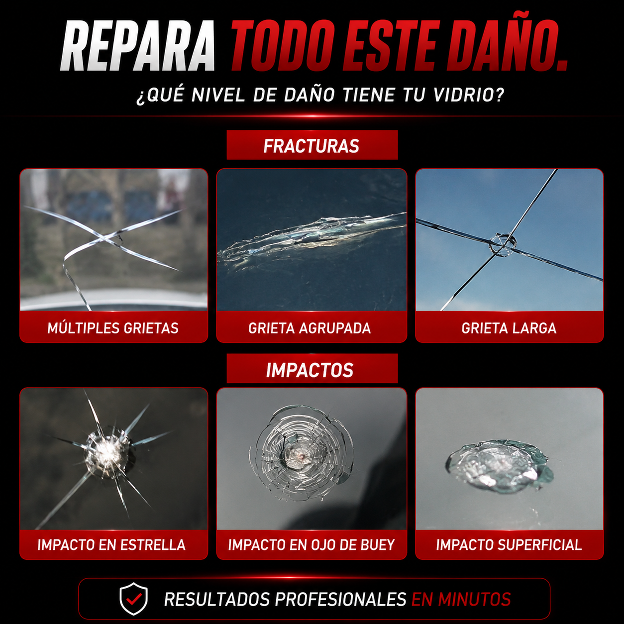Resina Reparadora de Vidrios – Repará Grietas y Marcas en Minutos