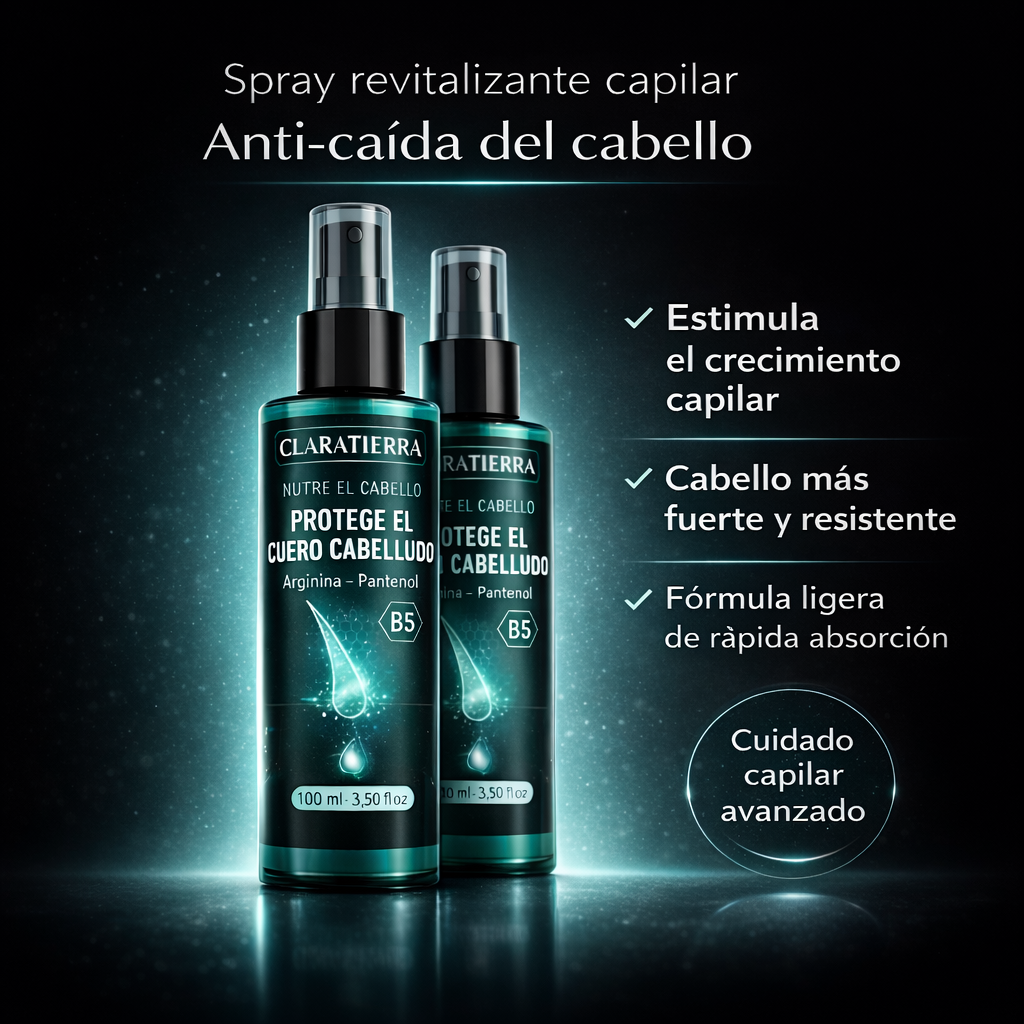 Spray revitalizante capilar FoltiGrow – Oferta 2x1 | Detén la caída del cabello y consigue un cabello más grueso y fuerte.