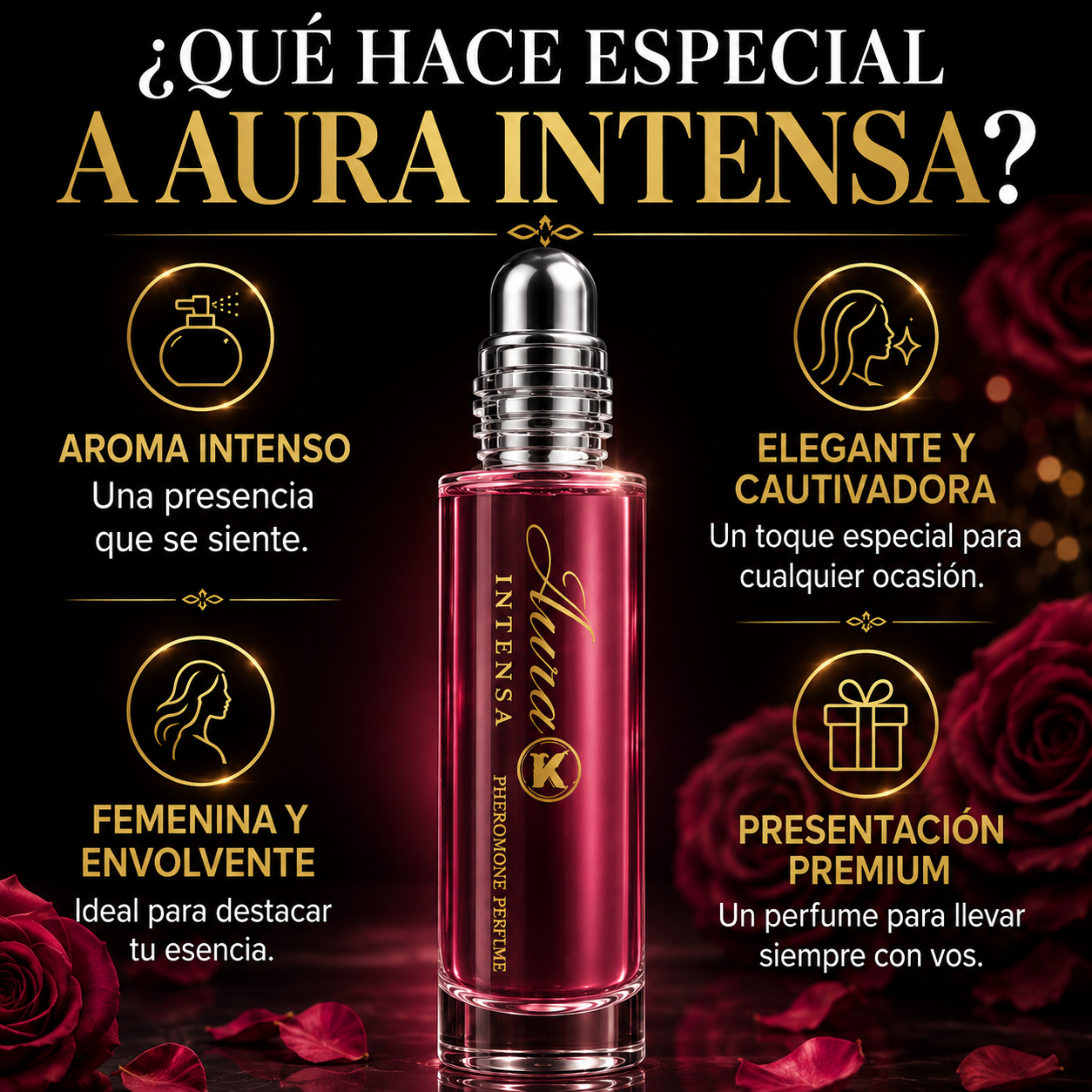 AURA INTENSA - Una fragancia que deja huella.