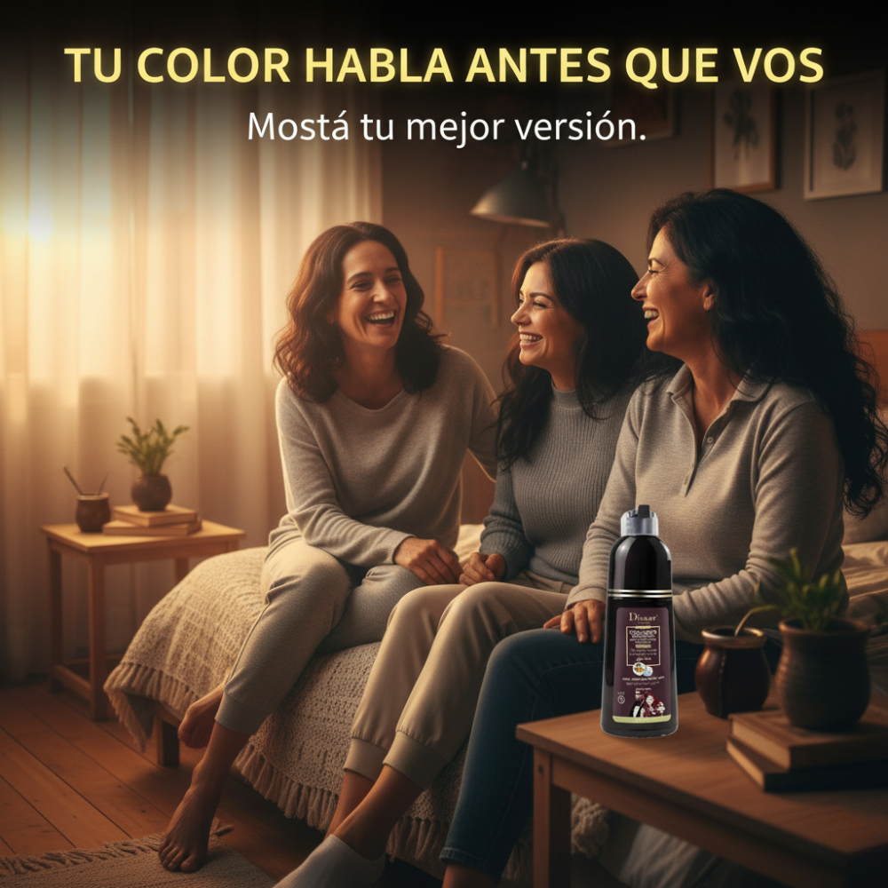 Disaar - Shampoo Color con Colágeno y Aceite de Argán