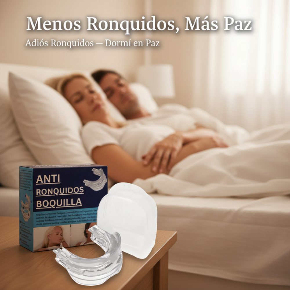 Adiós Ronquidos - Despertate descansado — todos los días.
