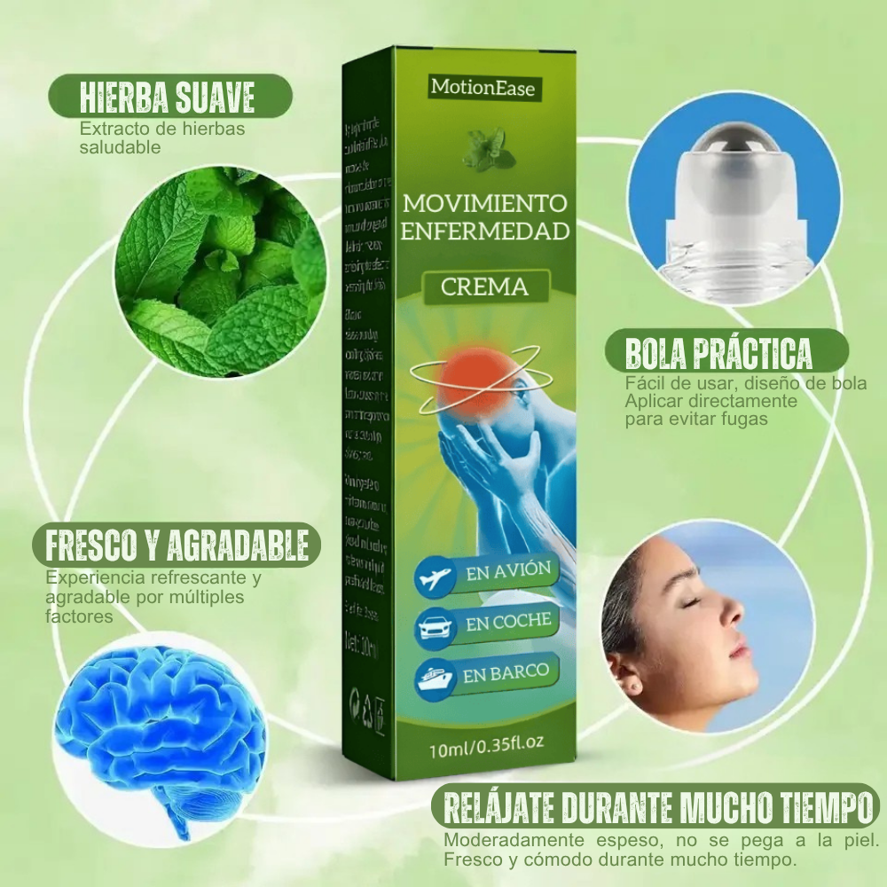 MotionEase – Movimiento Enfermedad Crema