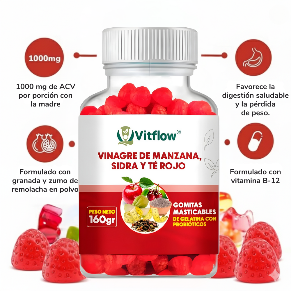 VitaFlow™ – Gomitas de Energía y Equilibrio