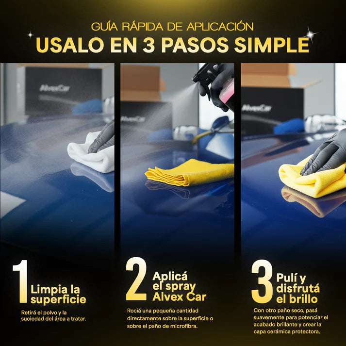 Cerámica definitiva | Spray de Recubrimiento Cerámico 3 EN 1 | 500 ML