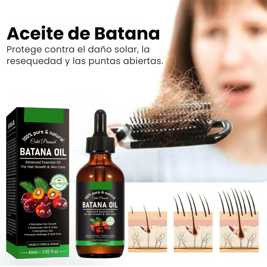 Aceite Batana 100% Natural – Previene la Caída del Cabello y Estimula el Crecimiento Rápido