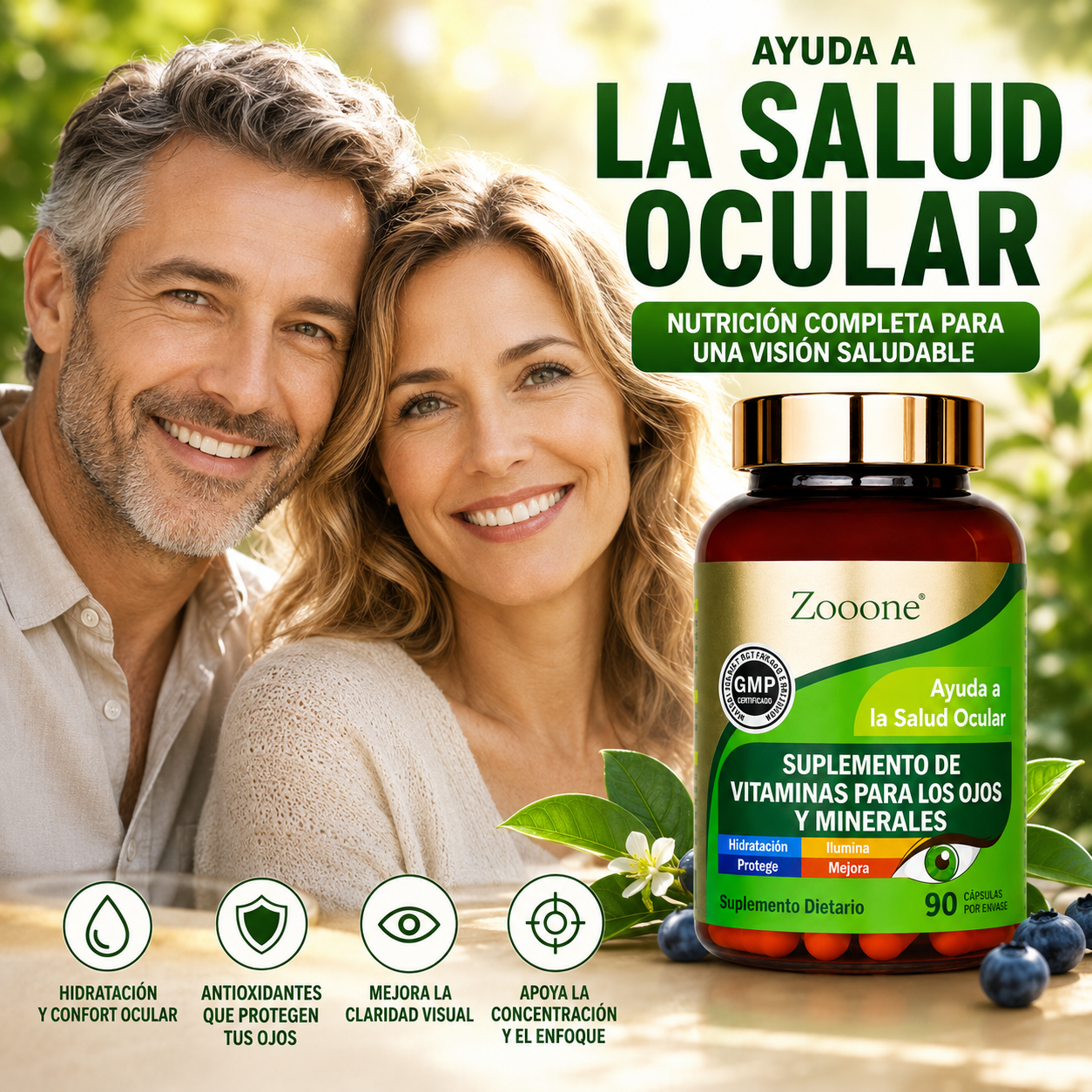 Suplemento de Vitaminas para los Ojos - Protegé tu visión, potenciá tu día