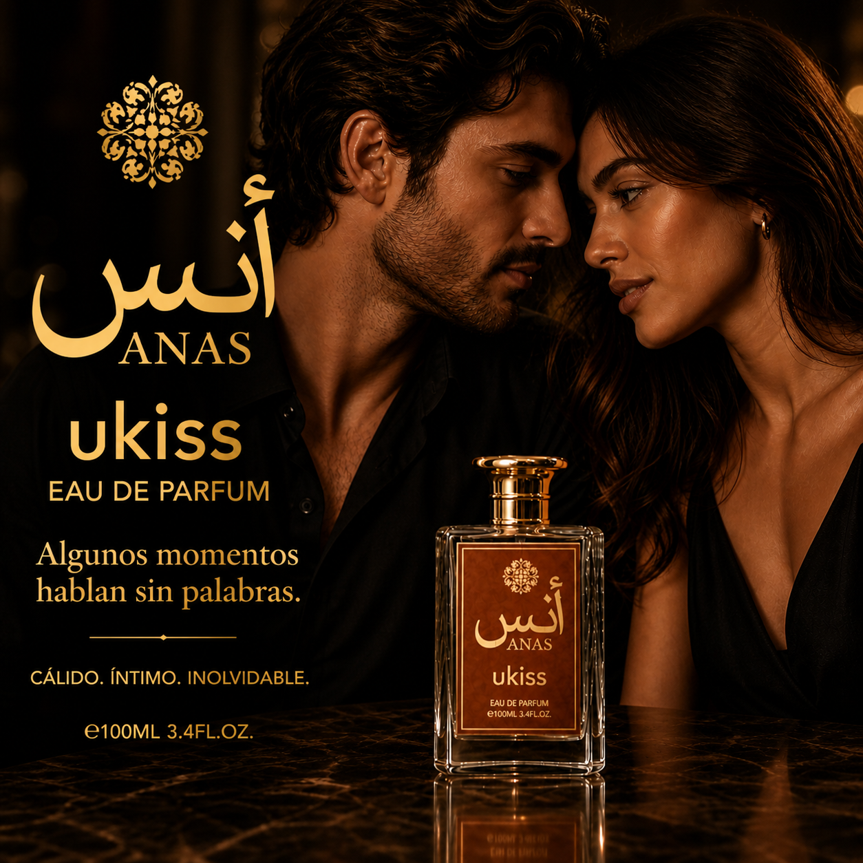 ANAS Ukiss Perfume para Hombre - El aroma que impone presencia al entrar
