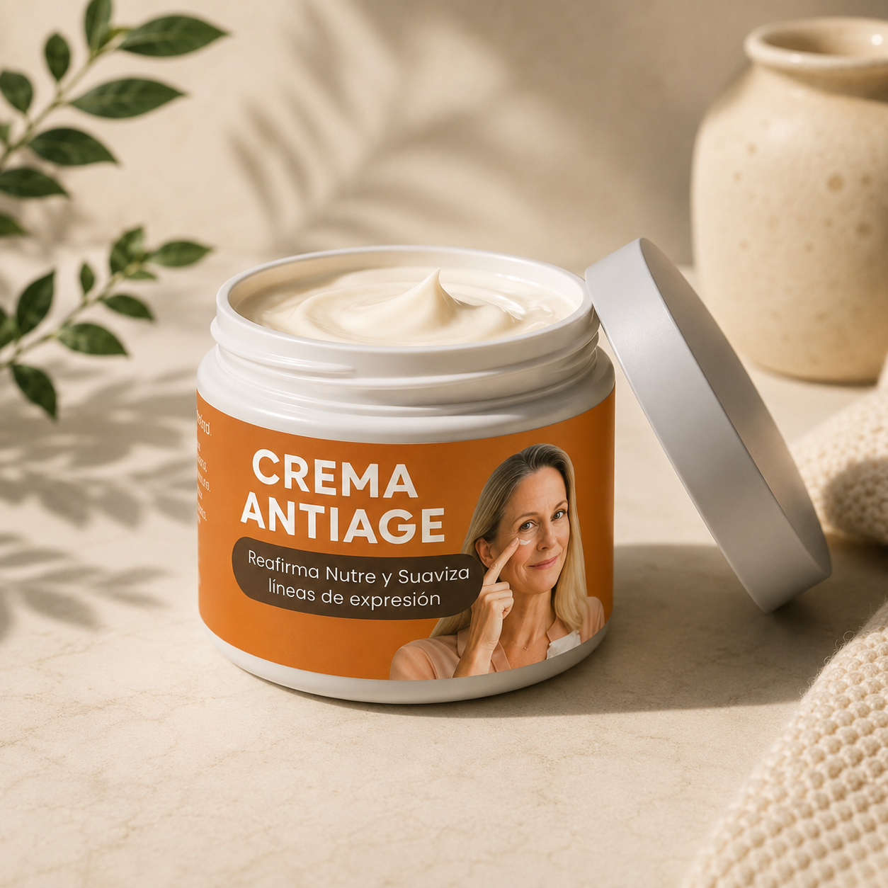 Crema Reafirmante Anti-Edad - Reafirmá tu piel. Recuperá tu confianza.