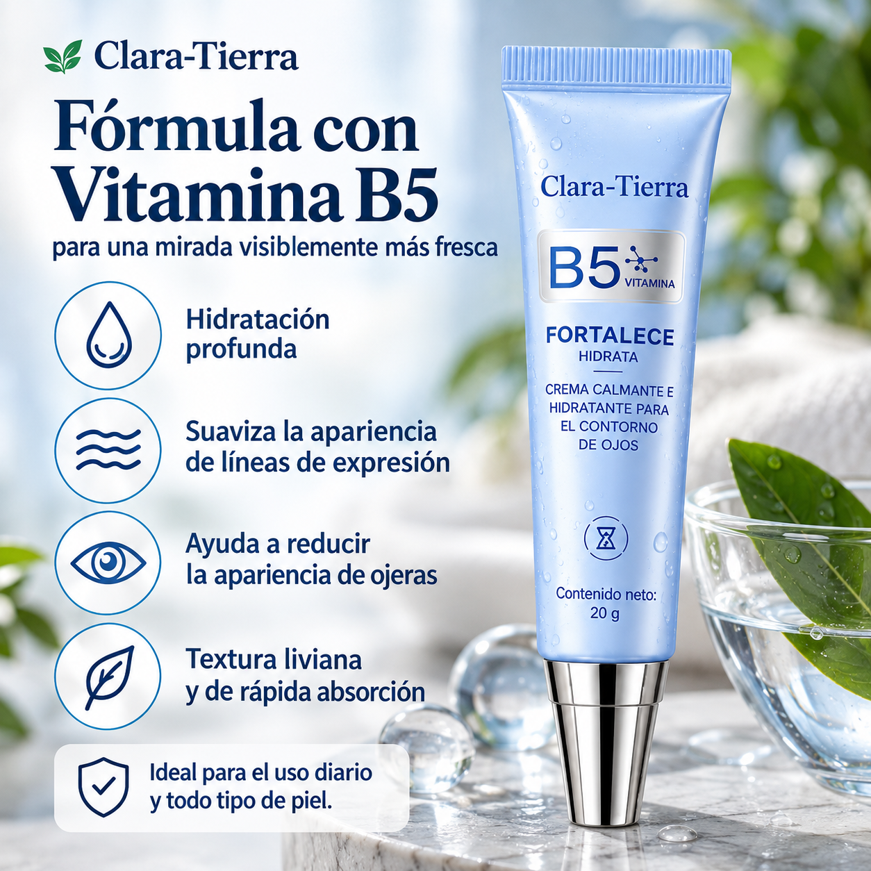Crema Reparadora para Ojos – Reviví Tu Mirada y Lucí una Piel Más Fresca y Luminosa
