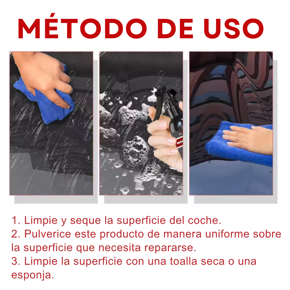BrilloMax™ — Spray de Brillo Instantáneo para Autos