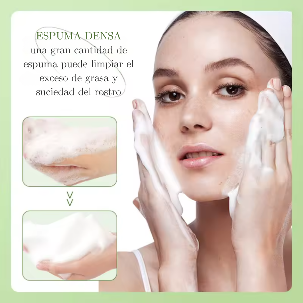 Limpieza Pura Carbón de Bambú Facial Wash