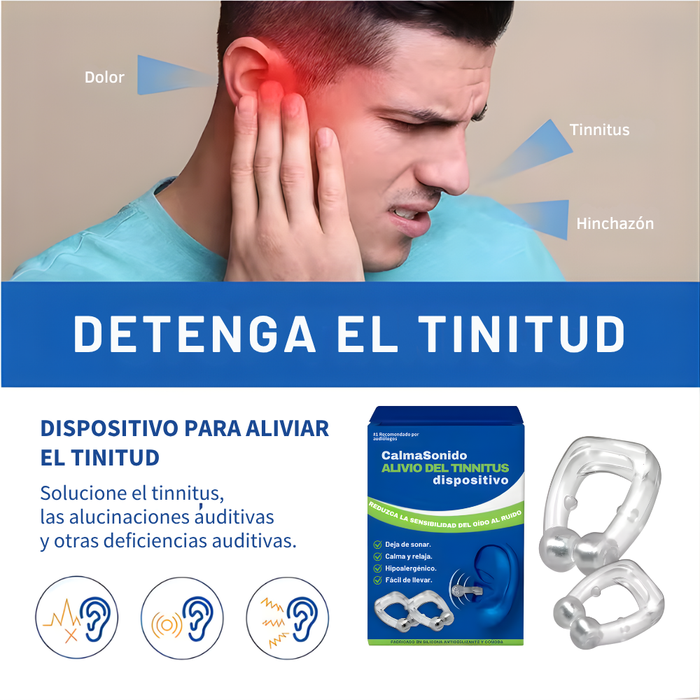 CalmaSonido — Alivio Natural para el Zumbido en los Oídos