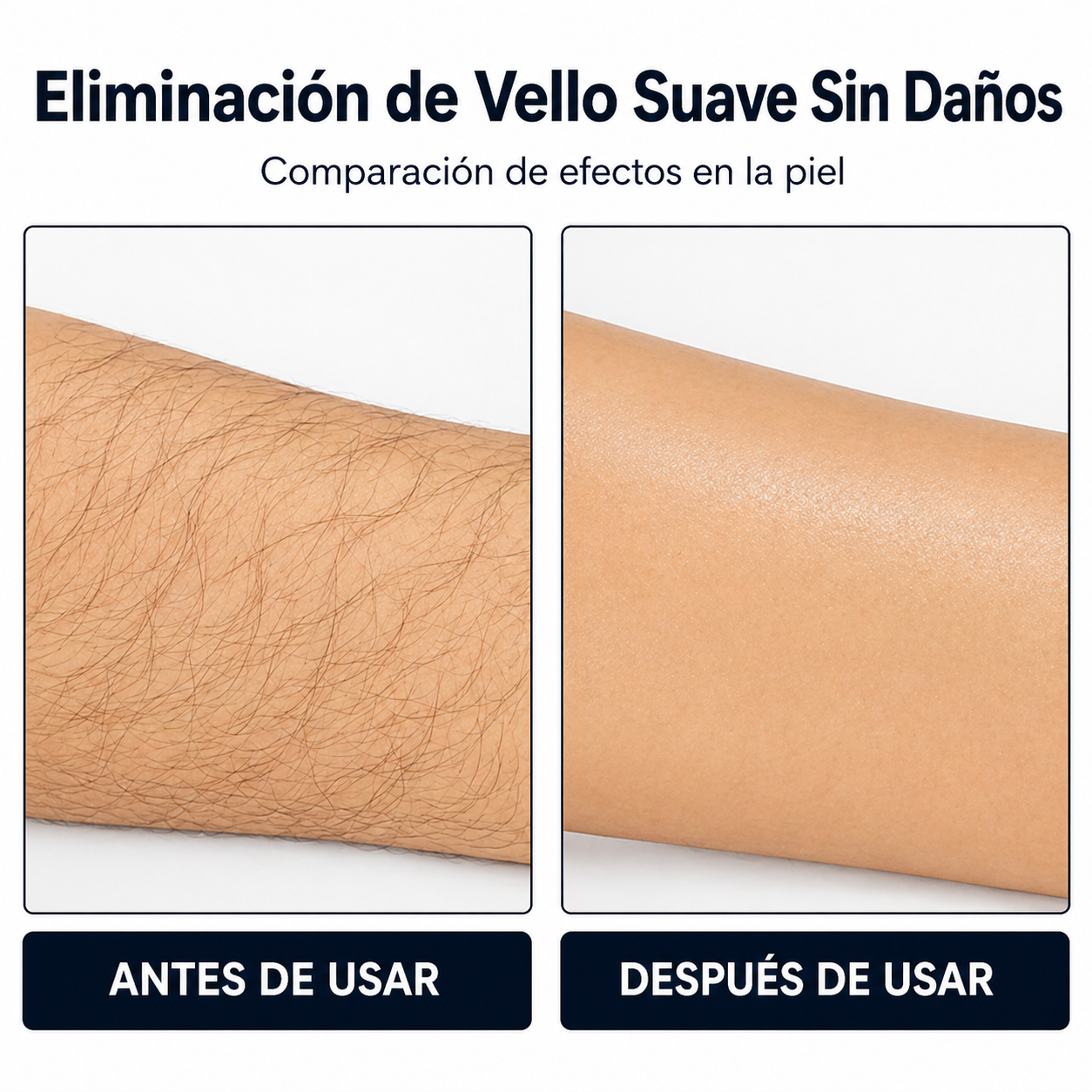 Eliminador de Vello de Cristal - Eliminador de Vello y Exfoliante para una Piel Suave al Instante
