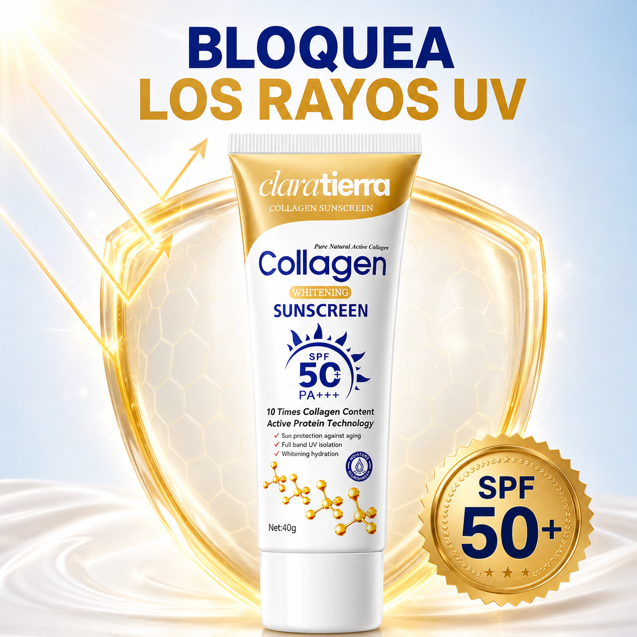 Protector Solar Ultra SPF 90+ Colágeno