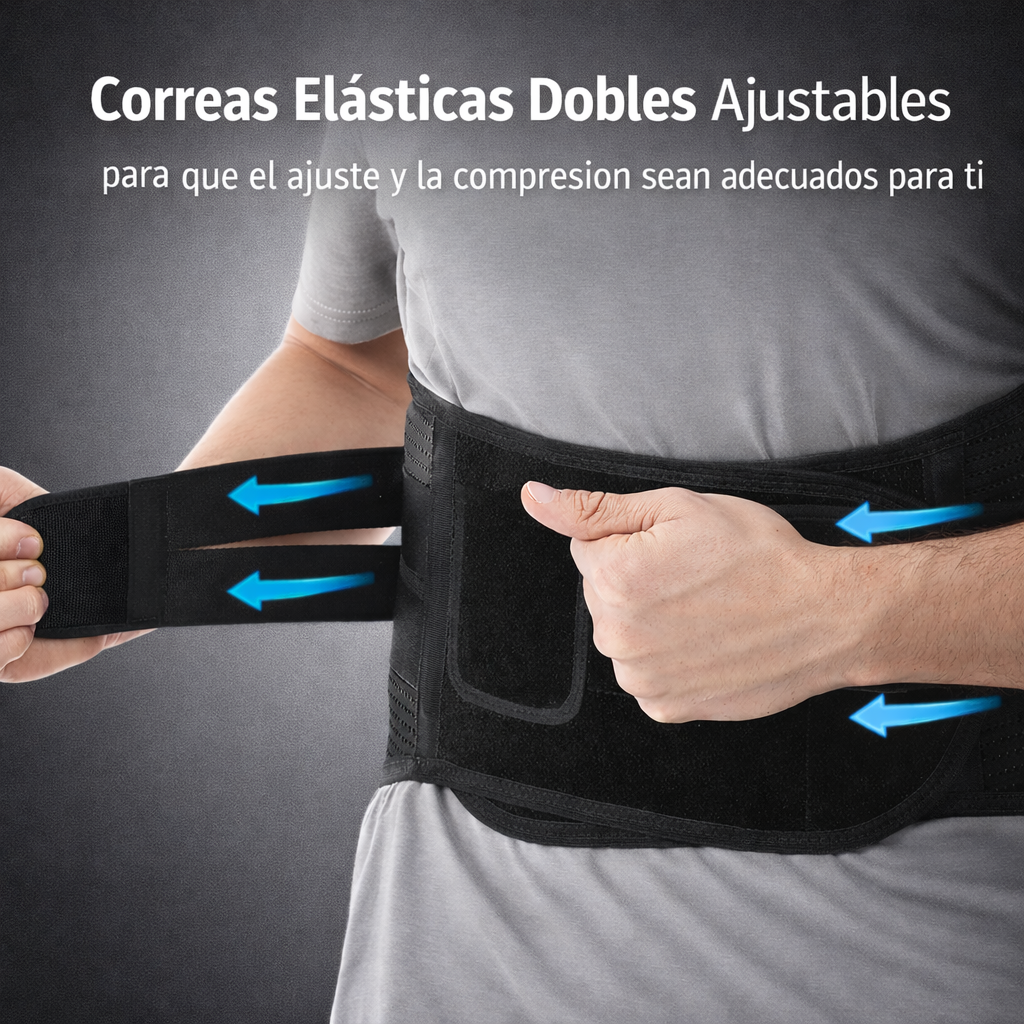 Faja lumbar térmica ajustable