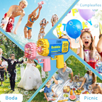 Pistola  Rocket Burbujas Automática para Niños
