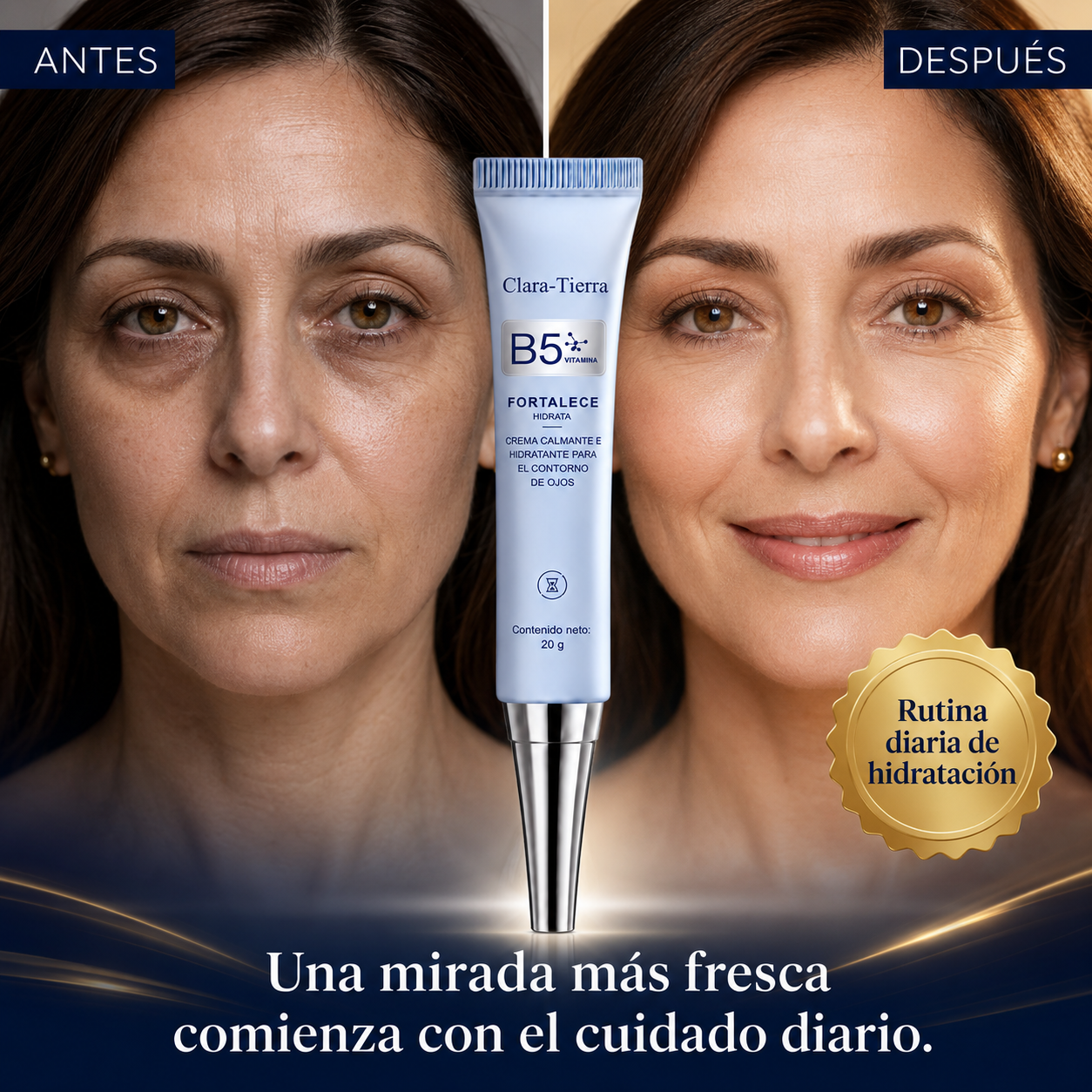 Crema Reparadora para el Contorno de Ojos - Reviví Tu Mirada. Recuperá Tu Confianza.